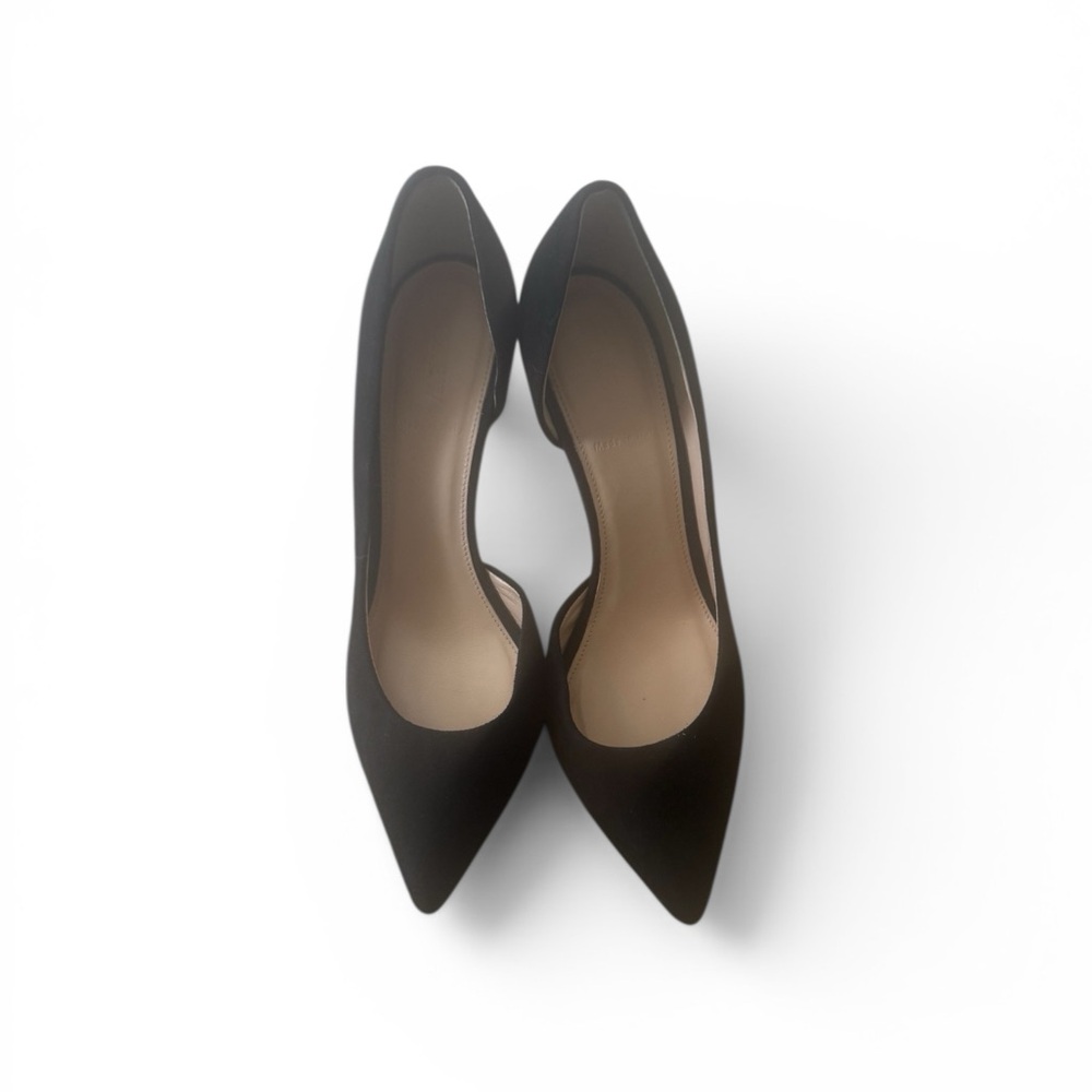 Classic J Crew Black Pointed-Toe Women's Suede Pumps
